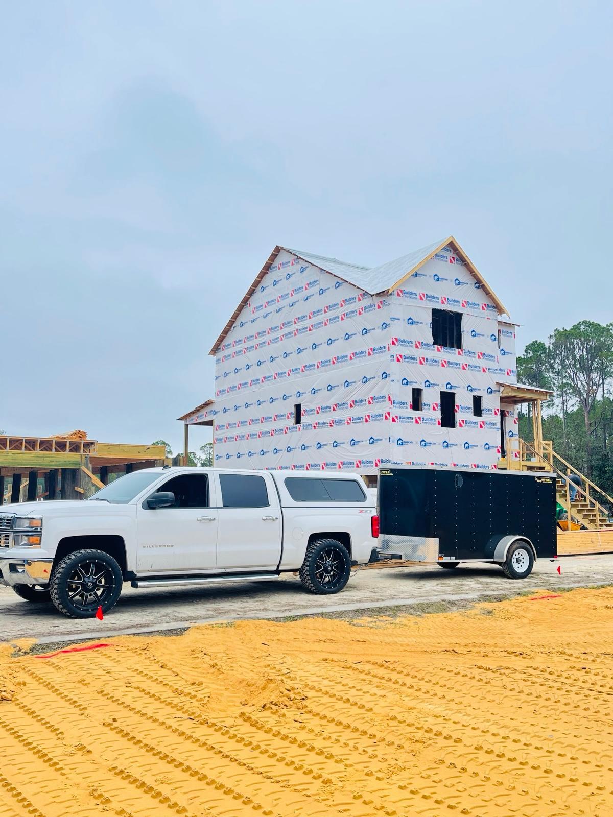 Roof installation project