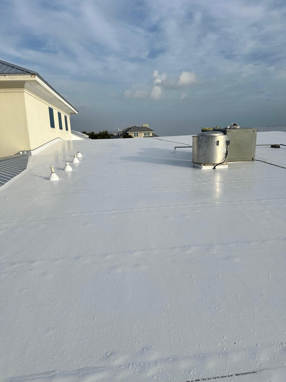 Roof repair project
